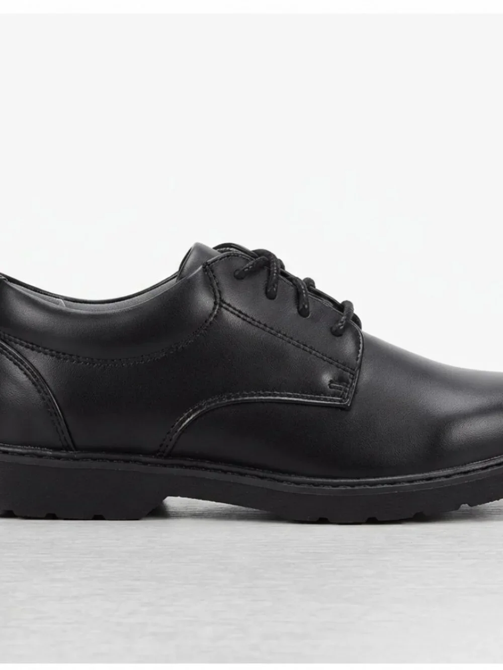 School Issue Scholar 5200 Uniform Shoe (Toddler/Little Kid/Big Kid)Black Leather